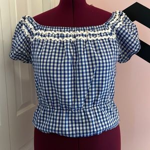 Vivien of Holloway Peasant blouse XL Pinup vintage rockabilly